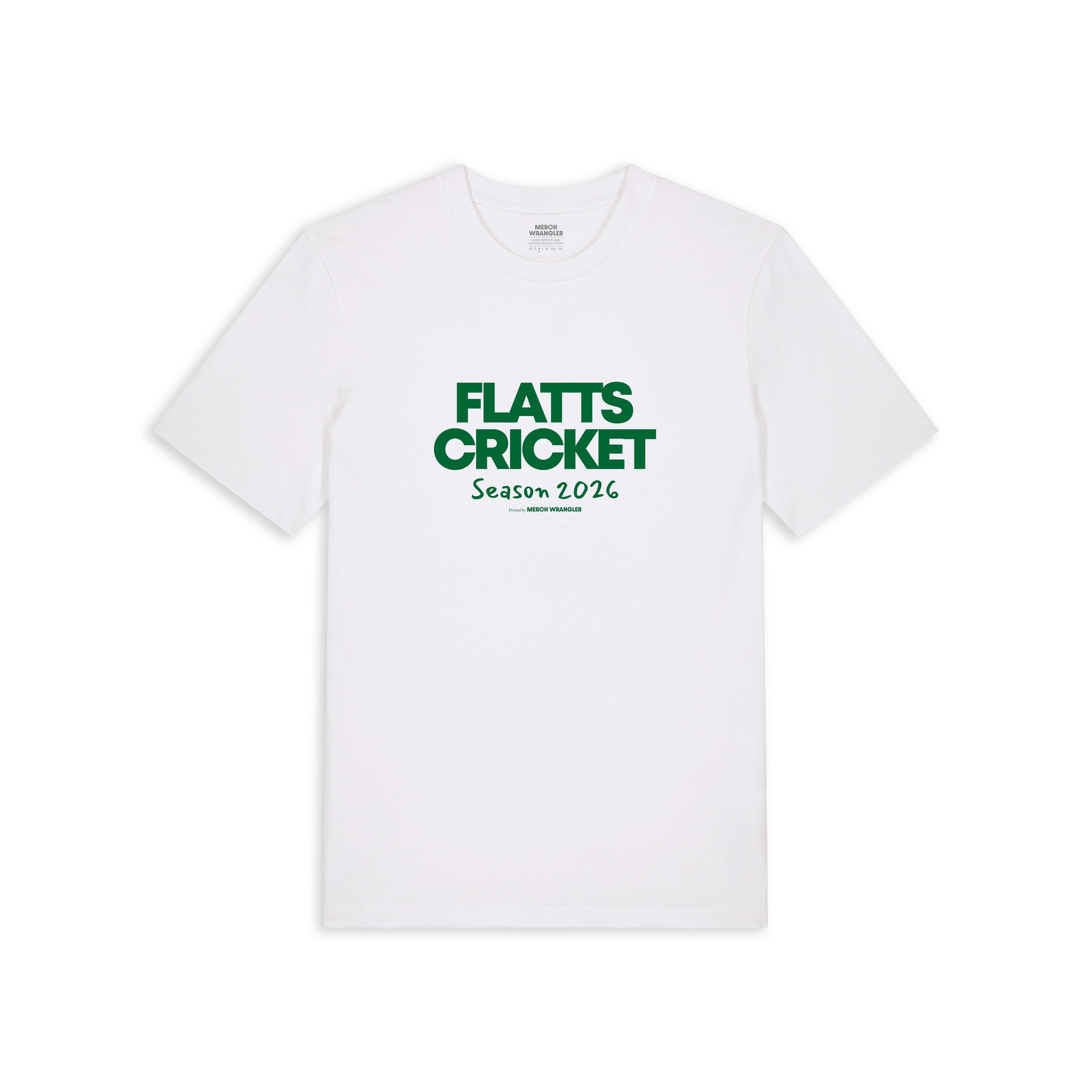 Crossflatts CC Supporter Tee (White)