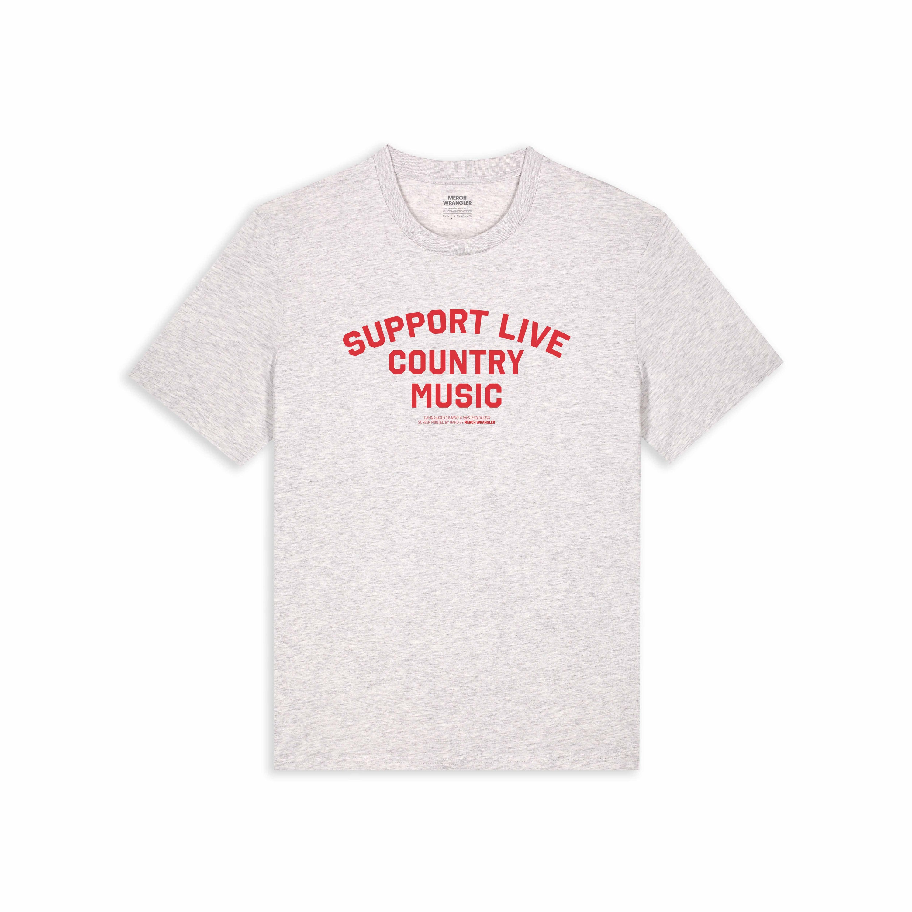 'Support Live Country Music' Tee