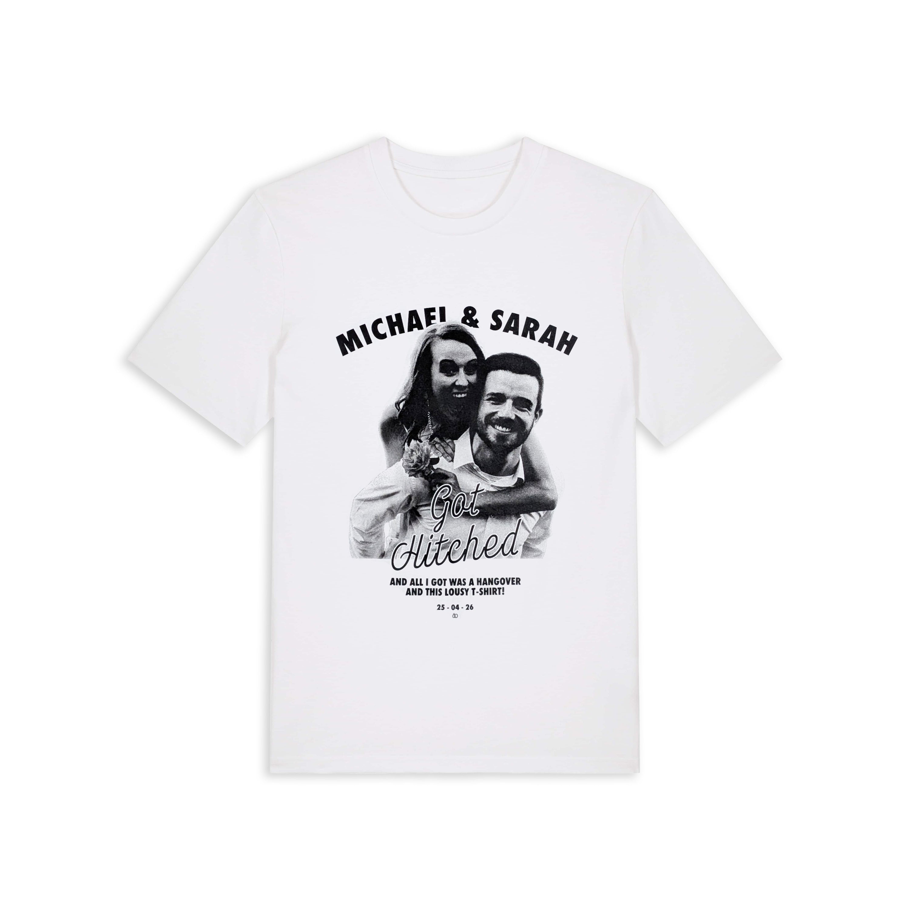 Custom Wedding T-shirt (Min. order of 15)