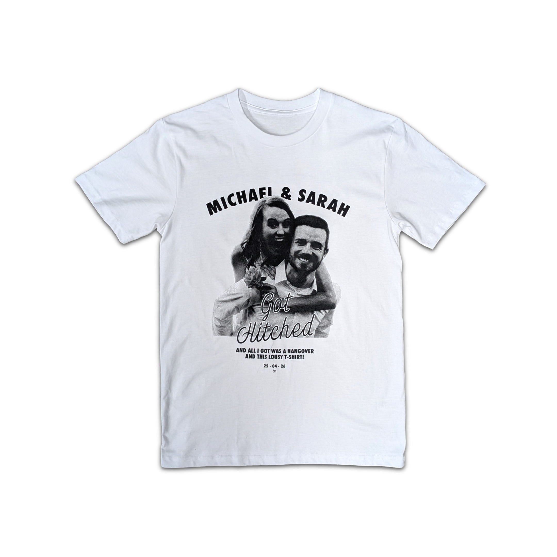 Custom Wedding T-shirt (Min. order of 15)